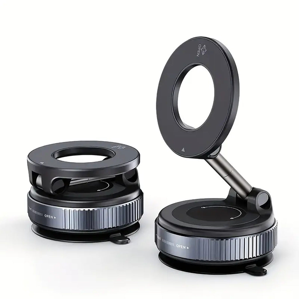 📱 Magnetic Suction Phone Holder – 360° Rotating Universal Mobile Stand